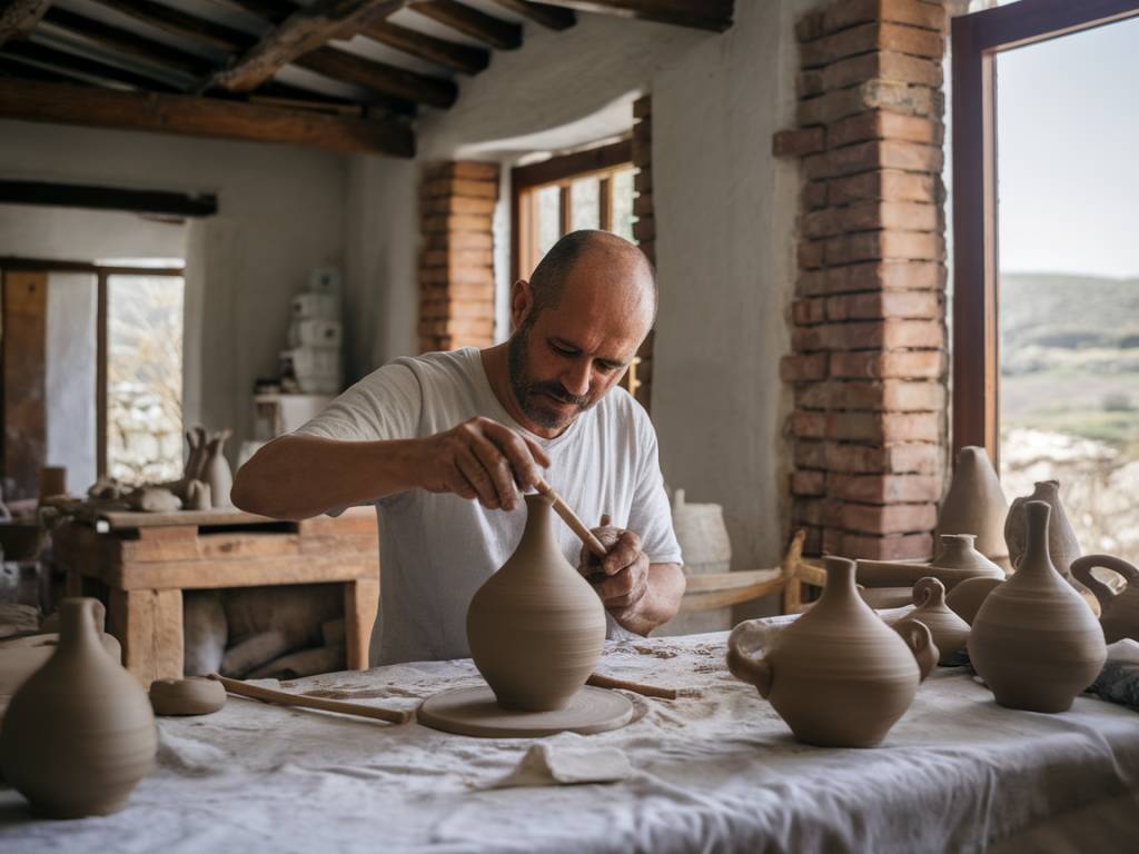 « Découvrez les traditions de l&rsquo;artisanat grec : poterie, tissage et bijouterie »
