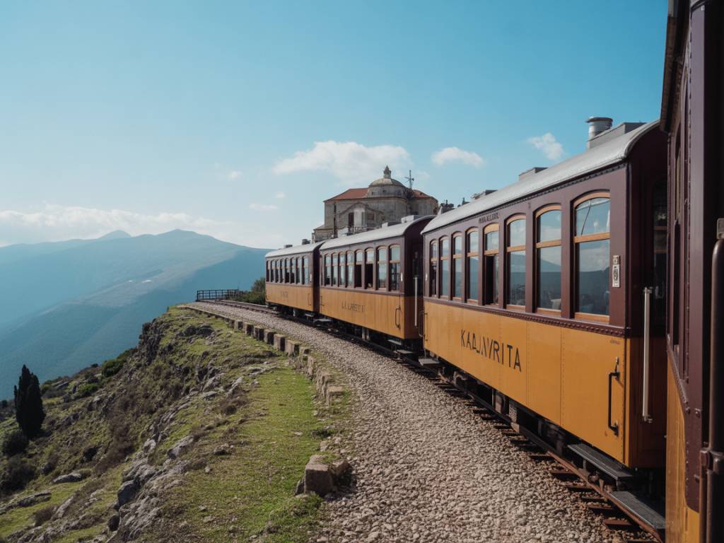 Visiter kalavrita : histoire, montagne et train à crémaillère dans le Péloponnèse